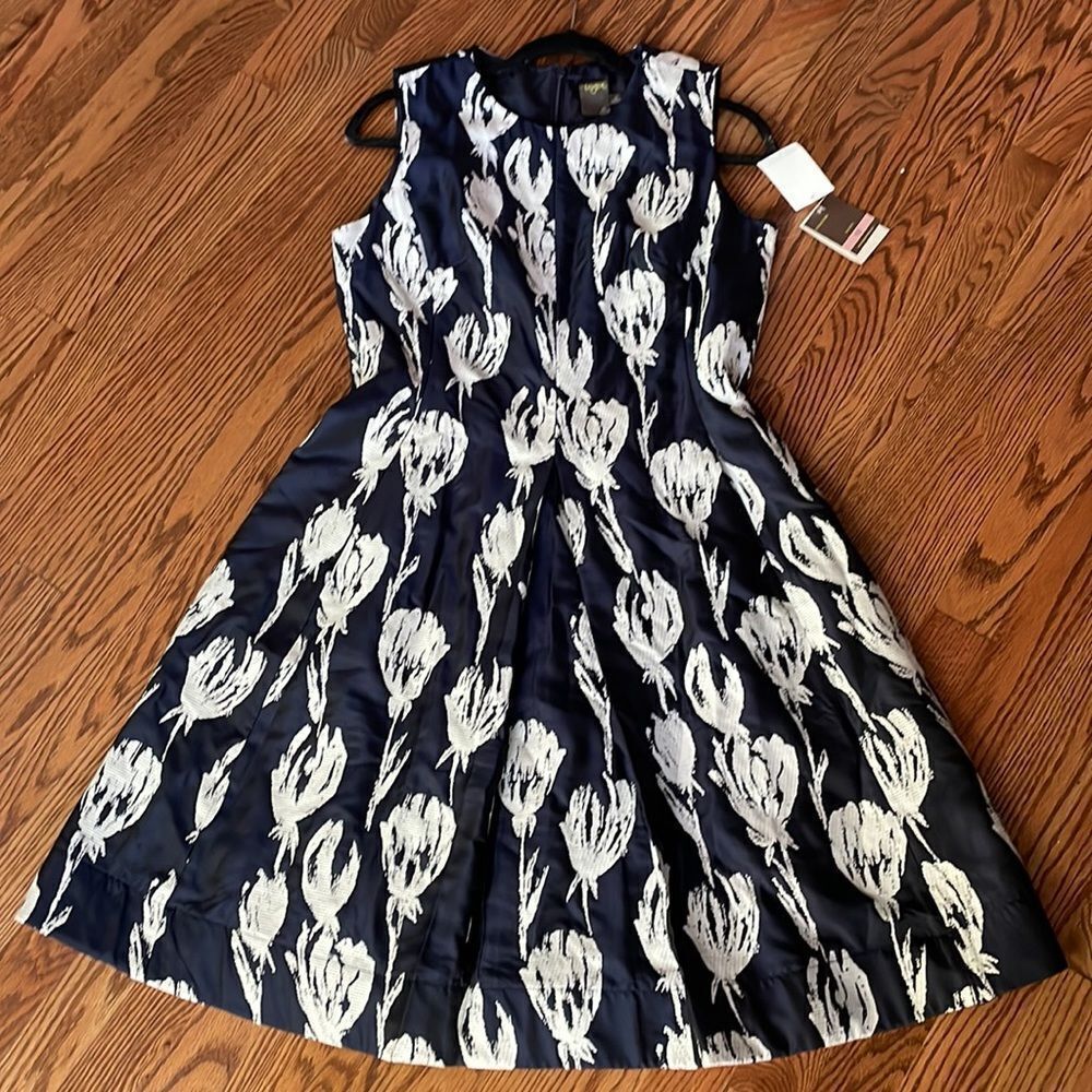 Taylor Swift A-line dress Floral Jacquard Fit & Flare Dress